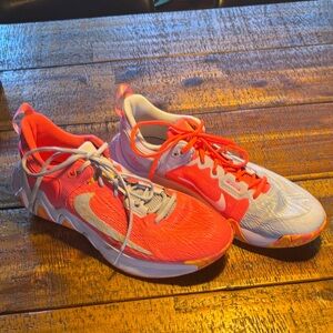 Nike Bright Coral & White Running Shoes